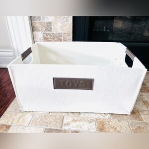 🆕 Pet toy rectangular Storage Bin